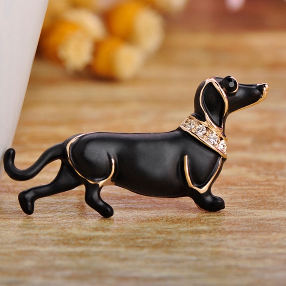 New Dachshund Doxie Weiner Dog Brooch
